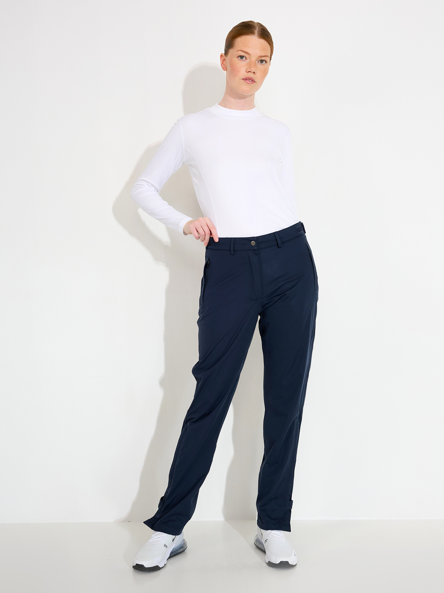 Lds Bounce raintrousers - navy