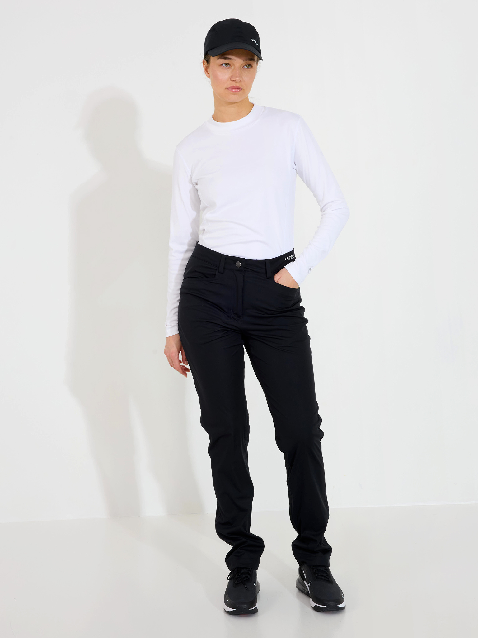 Lds Bounce waterproof trousers - black