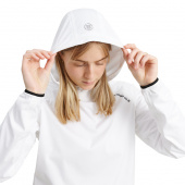Lds Bounce waterproof hoodie - white