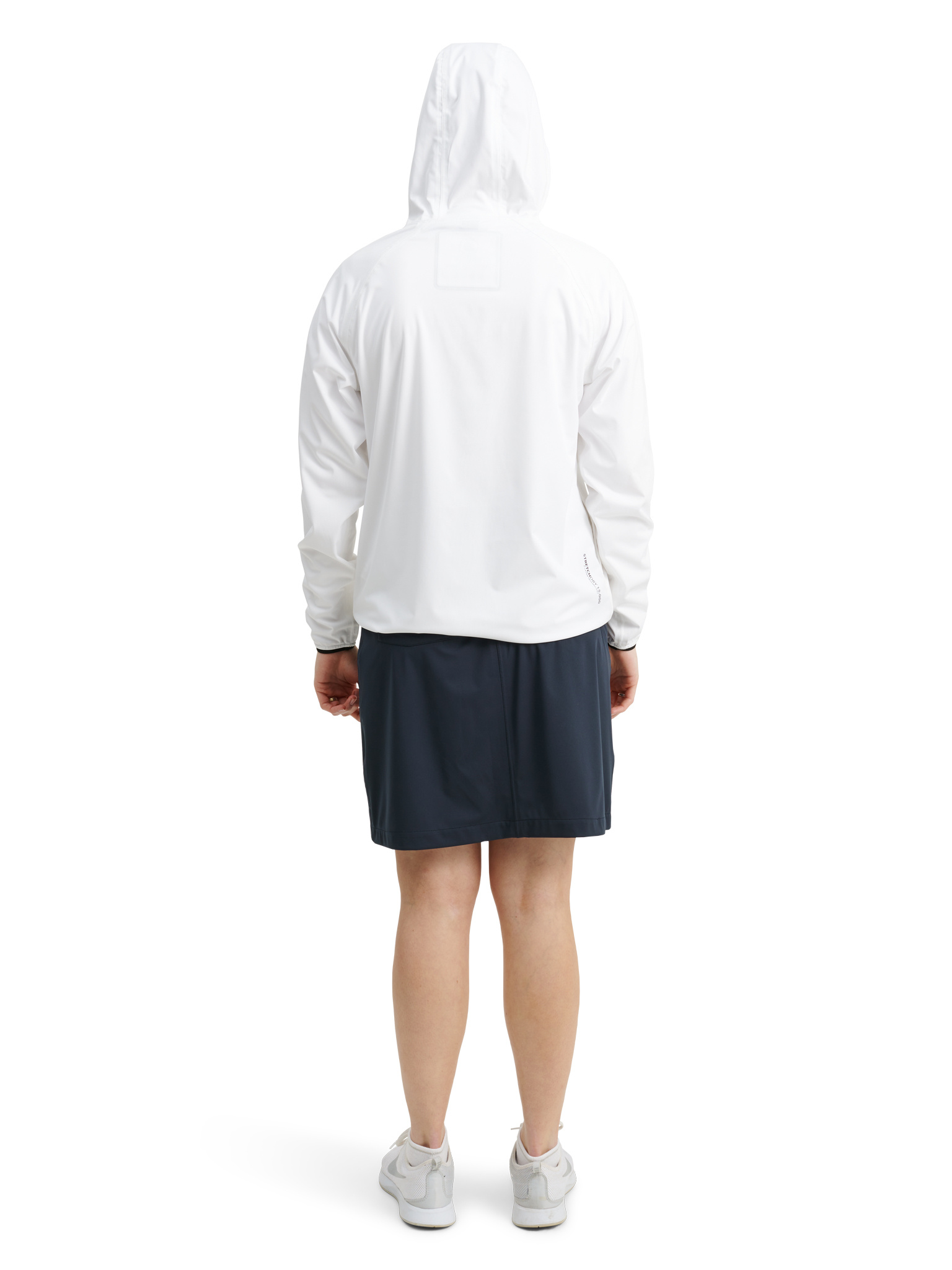 Lds Bounce waterproof hoodie - white