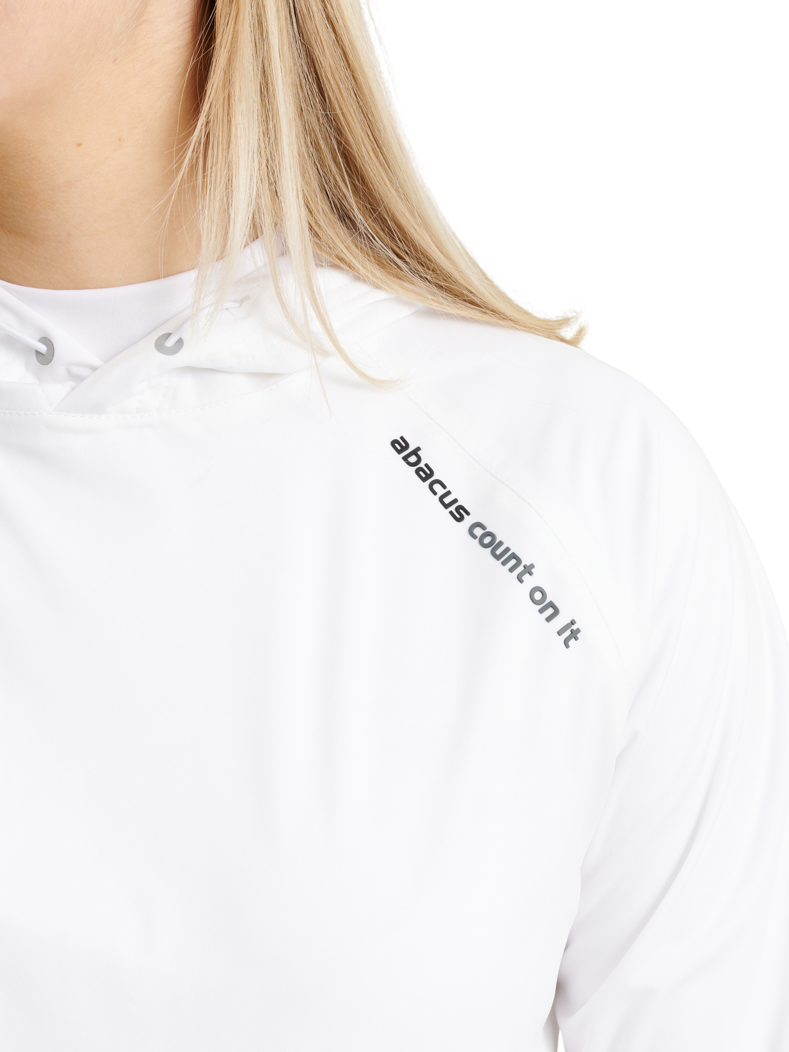 Lds Bounce waterproof hoodie - white