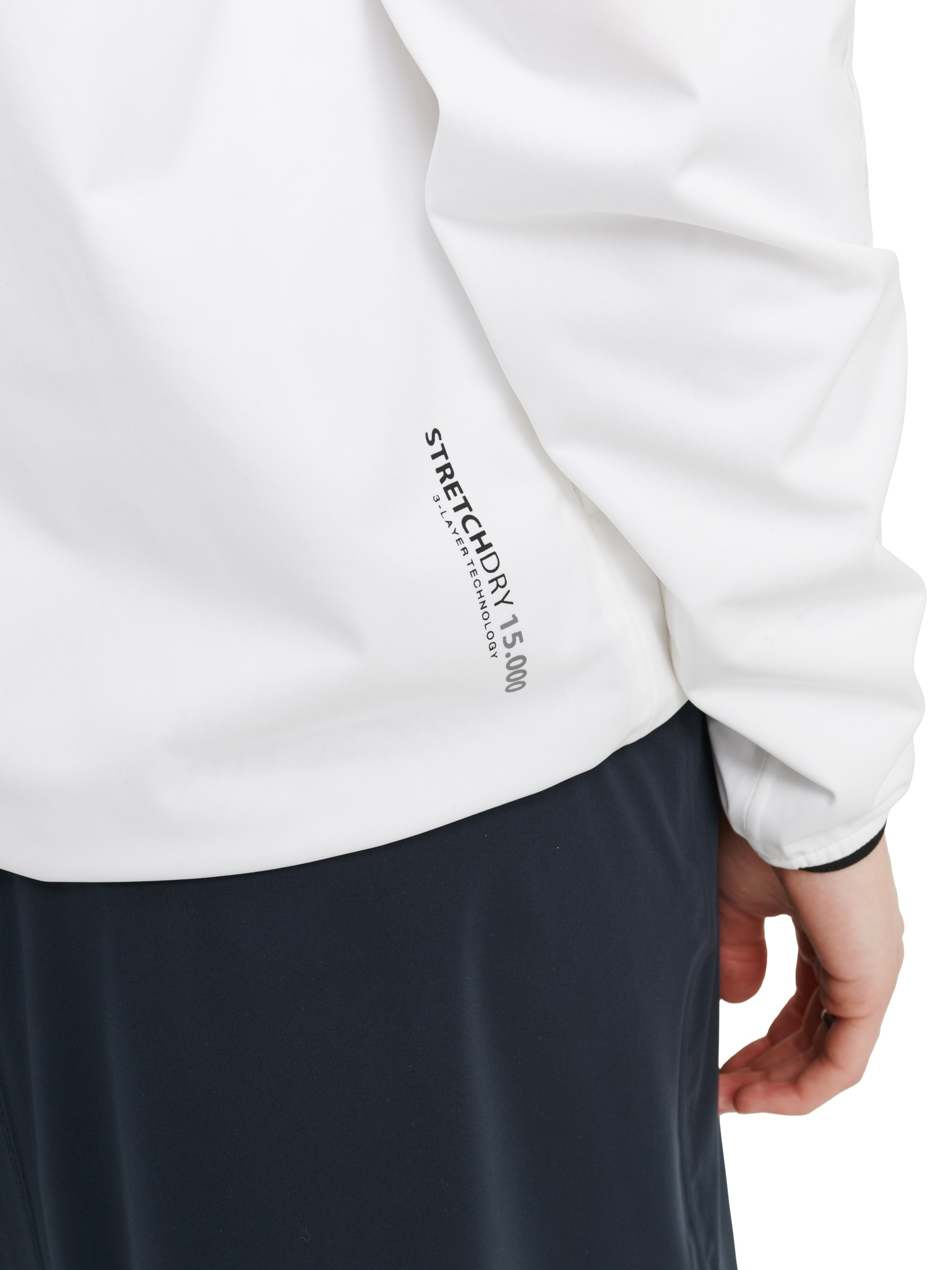 Lds Bounce waterproof hoodie - white