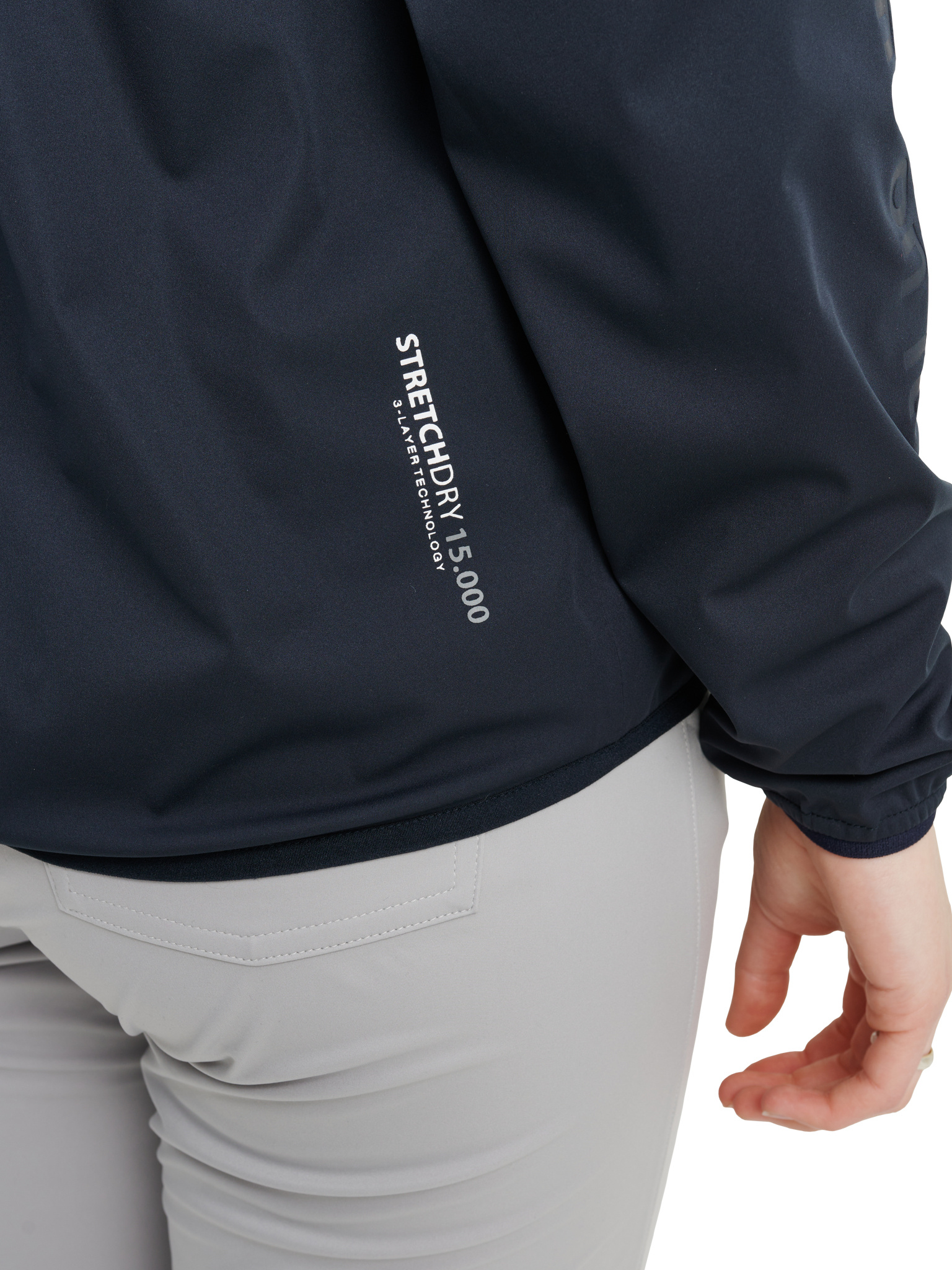 Lds Bounce waterproof hoodie - navy