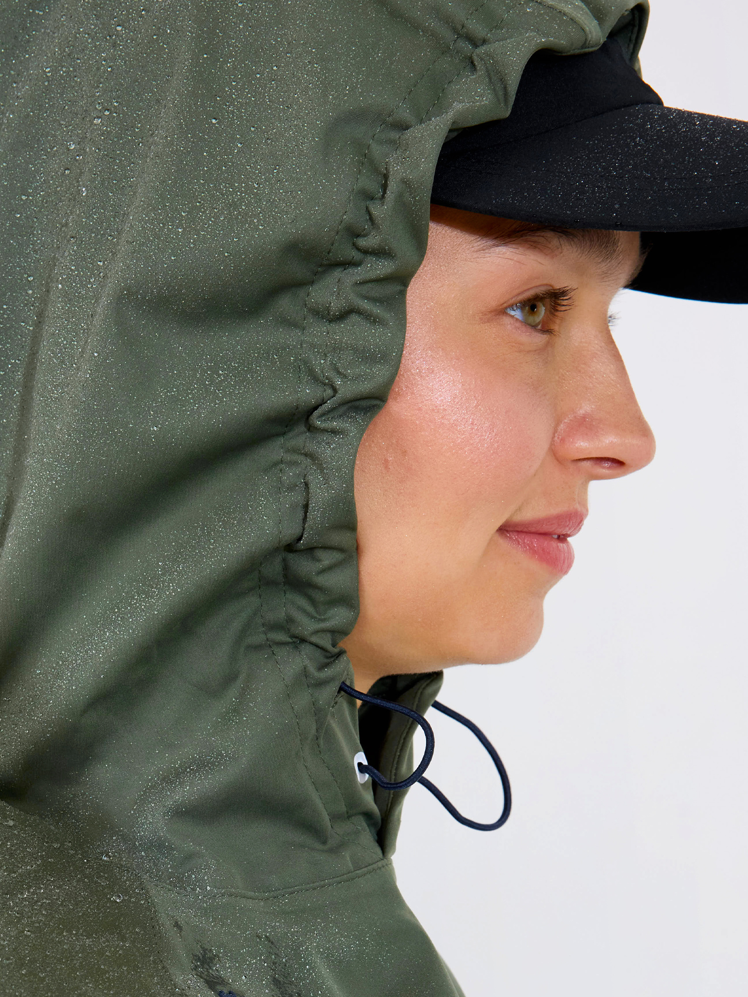 Lds Bounce waterproof hoodie - forest