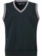 Lds Dornoch hybrid vest - black/begonia Lds Dornoch hybrid vest - black/begonia
