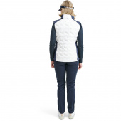 Lds Elgin hybrid vest - white/navy