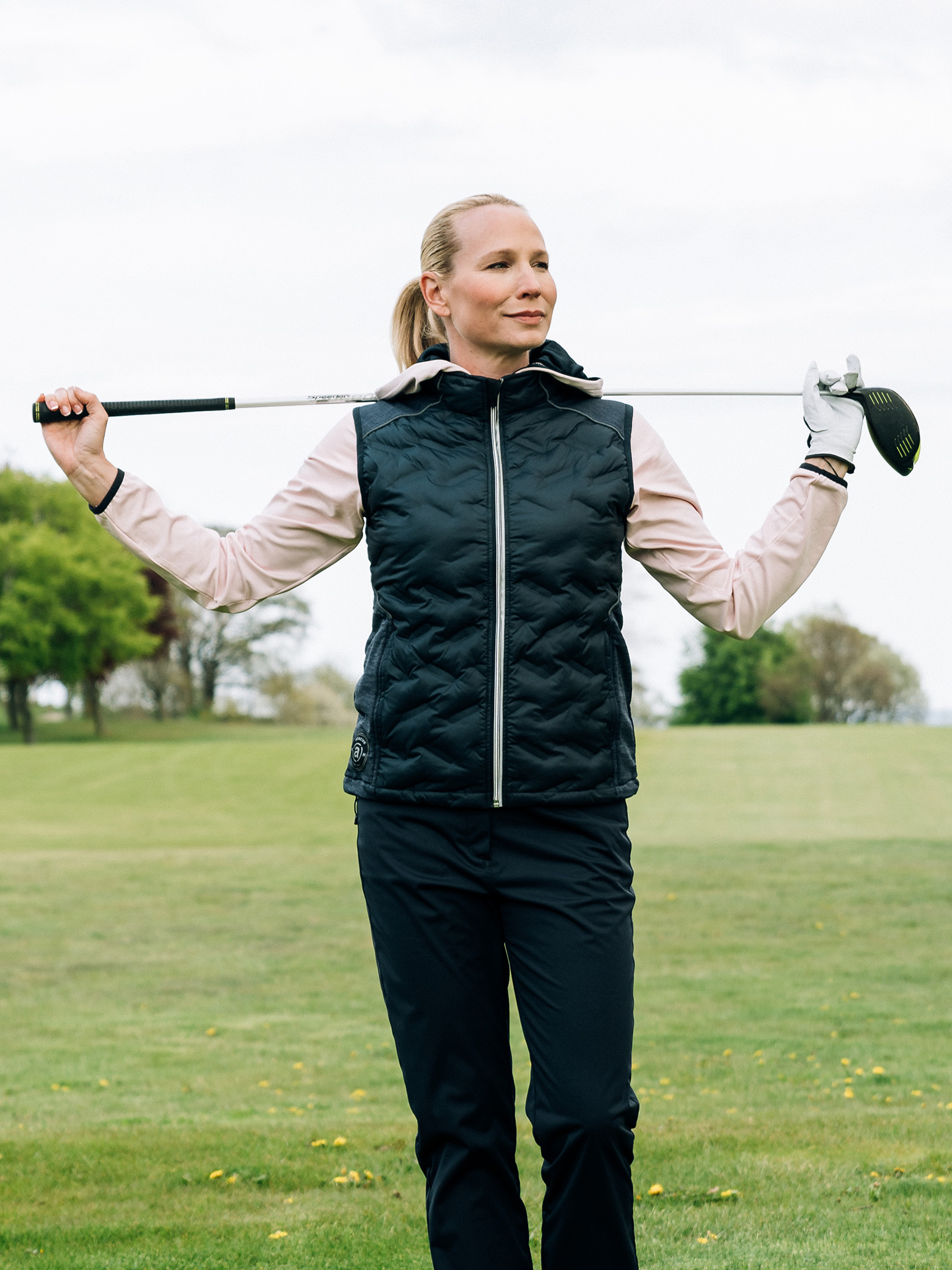 Lds Elgin hybrid vest - navy