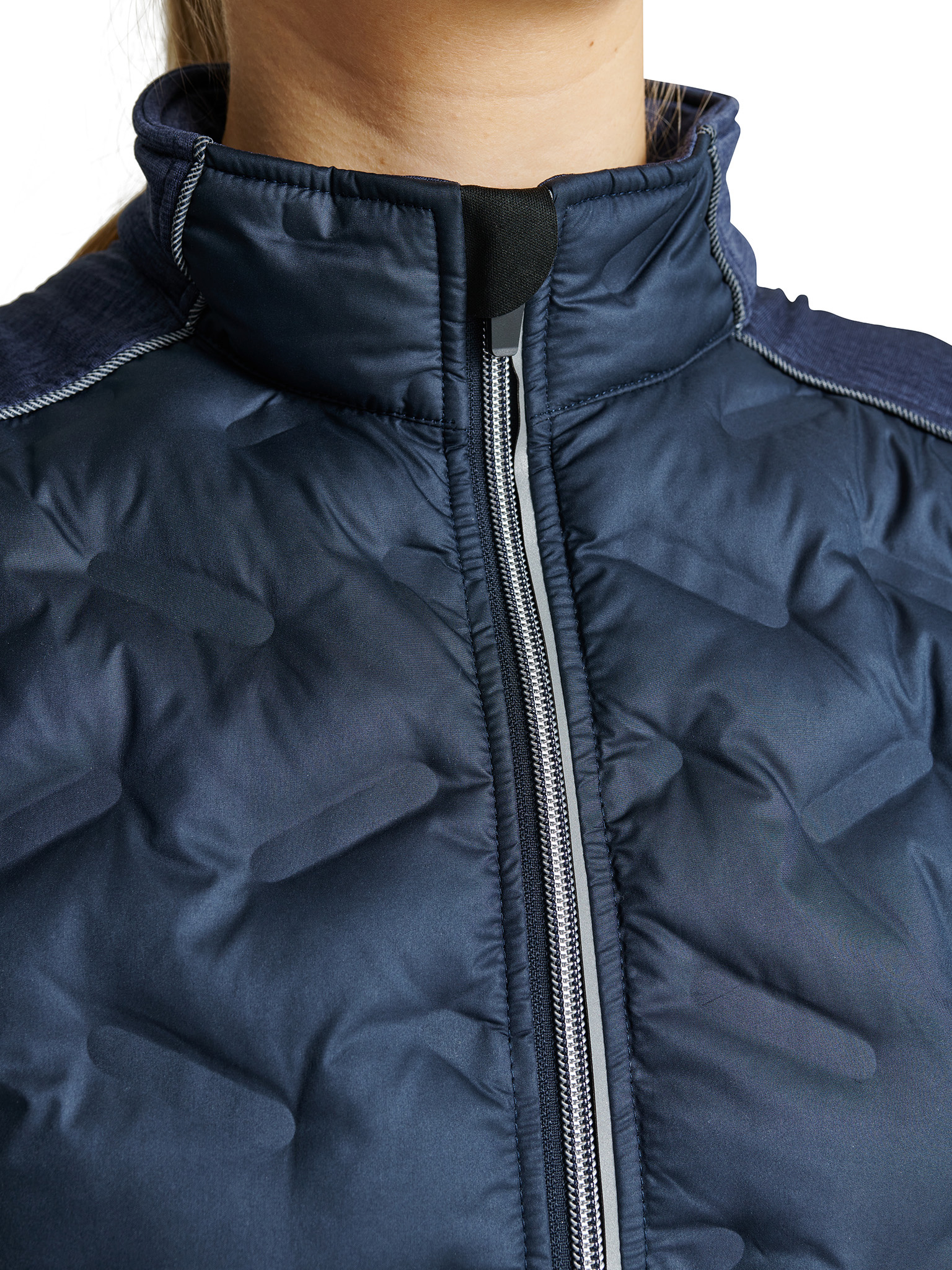 Lds Elgin hybrid vest - navy