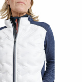 Lds Elgin hybrid jacket - white/navy Lds Elgin hybrid jacket - white/navy