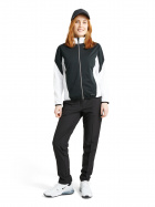 Lds Dornoch softshell hybrid jacket - black/white Lds Dornoch softshell hybrid jacket - black/white