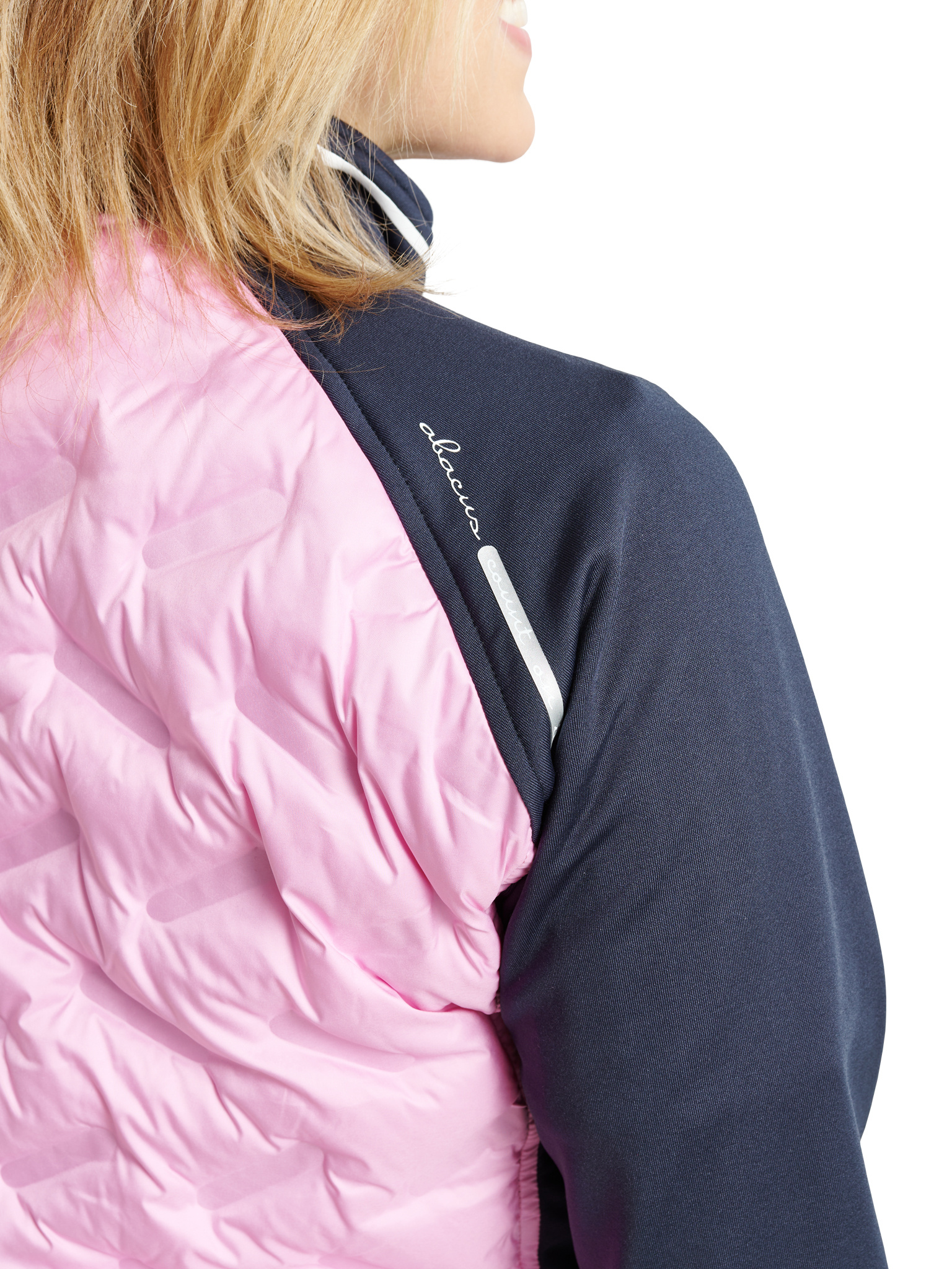 Lds Grove hybrid jacket - navy/peony