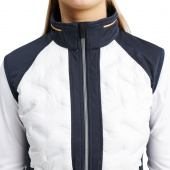 Lds Grove hybrid vest - white/navy