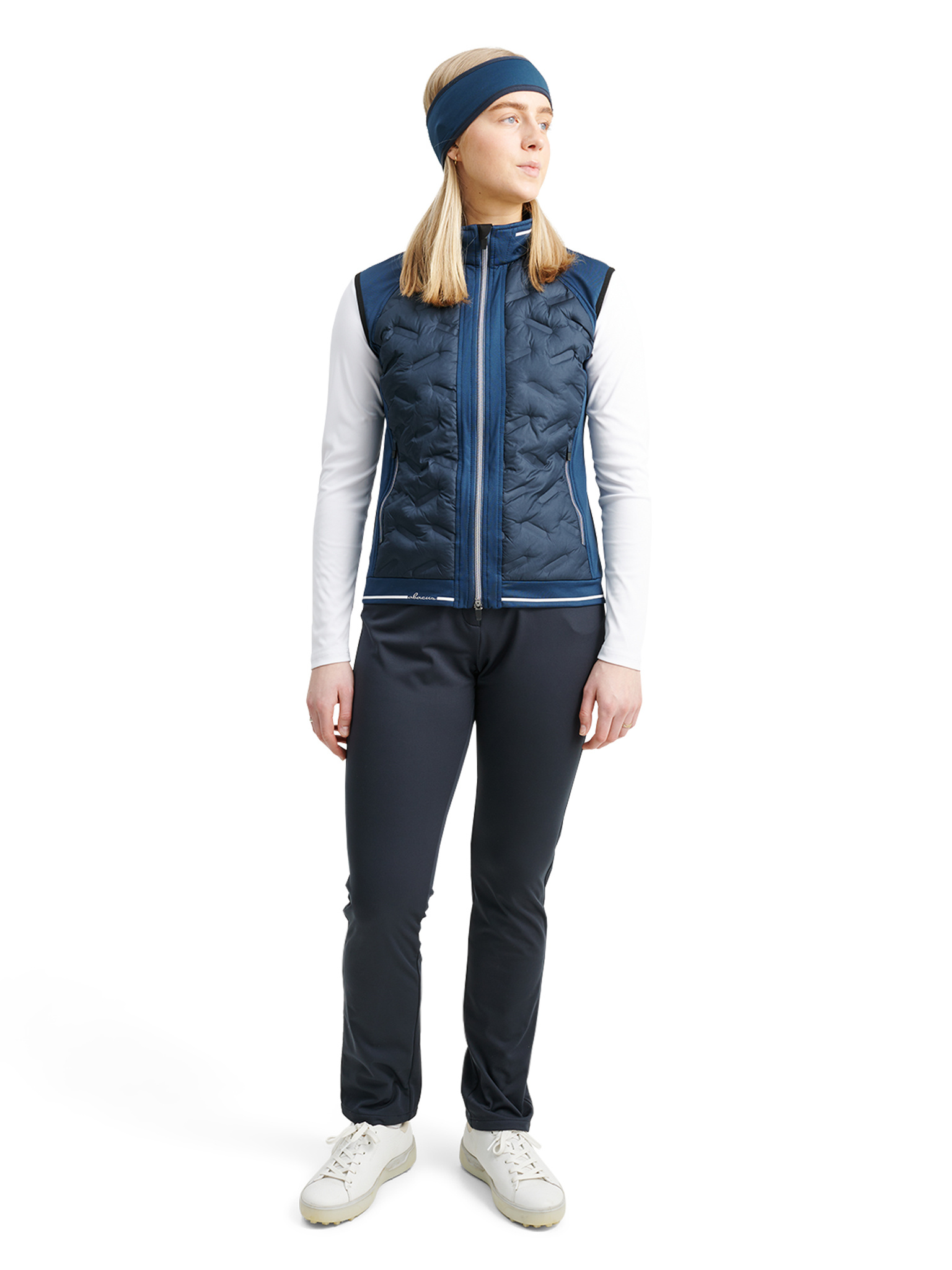 Lds Grove hybrid vest - peacock blue