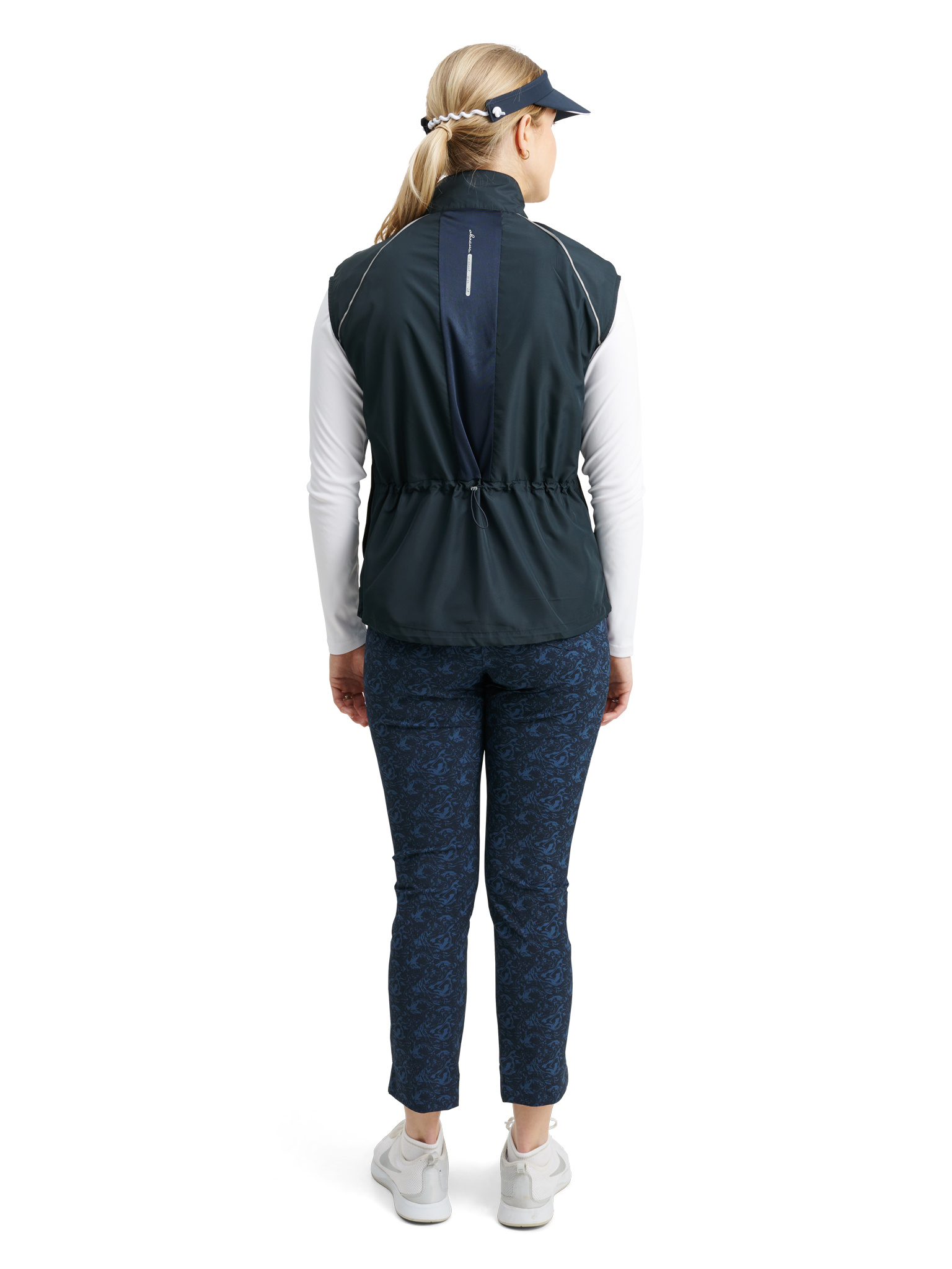 Lds Ganton stretch windvest - navy