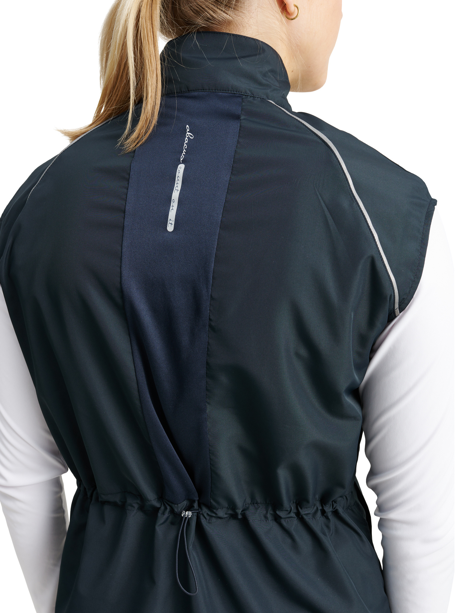 Lds Ganton stretch windvest - navy