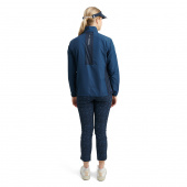 Lds Ganton stretch wind jacket - peacock blue