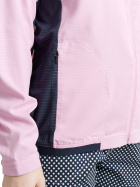 Lds Lanark stretch wind jacket - navy/peony Lds Lanark stretch wind jacket - navy/peony