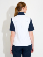 Lds Lanark stretch windshirt - white/navy Lds Lanark stretch windshirt - white/navy