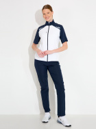 Lds Lanark stretch windshirt - white/navy Lds Lanark stretch windshirt - white/navy