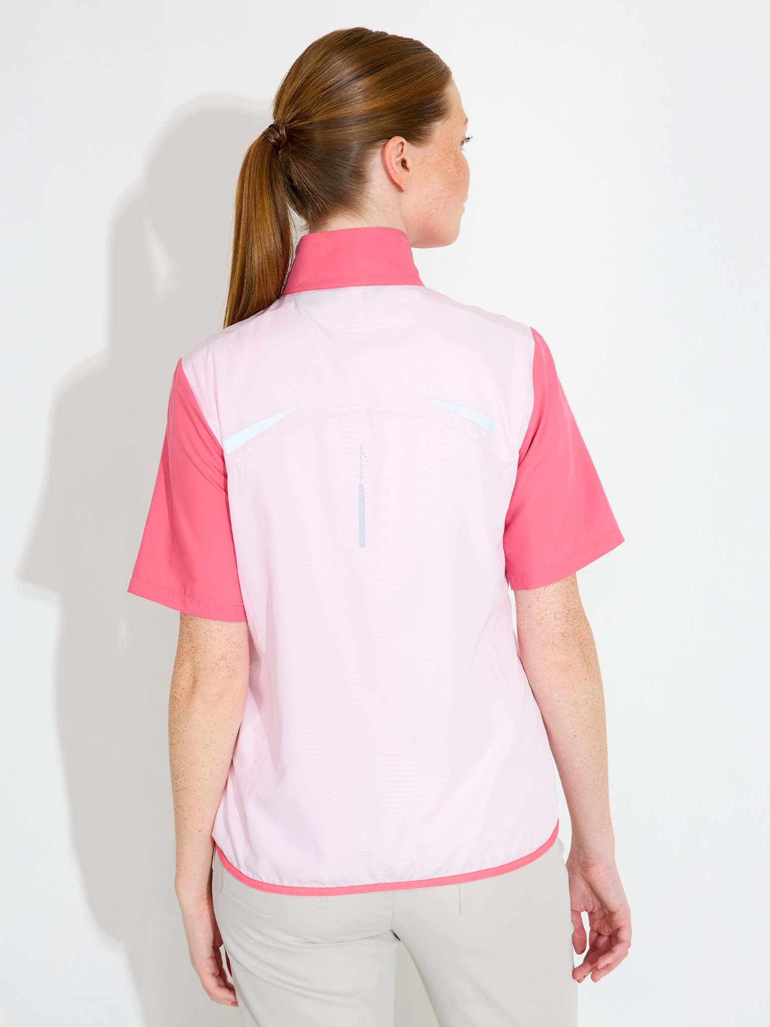 Lds Lanark stretch windshirt - lt.pink
