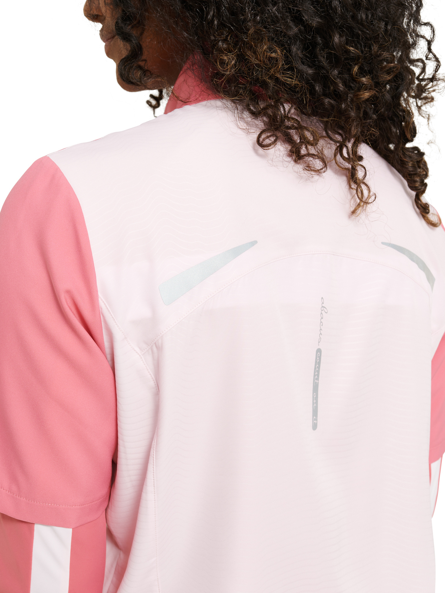 Lds Lanark stretch windshirt - lt.pink
