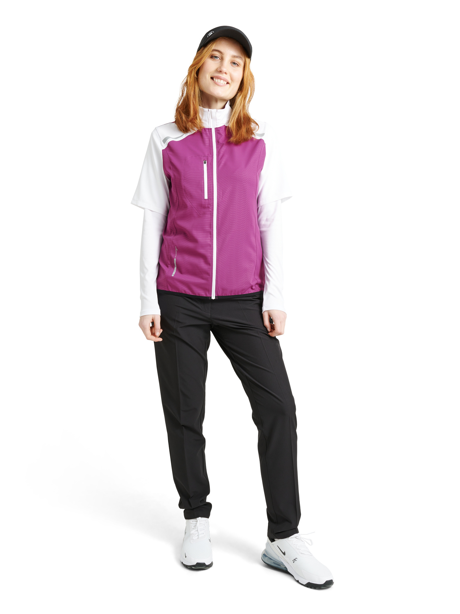 Lds Lanark stretch windshirt - violet