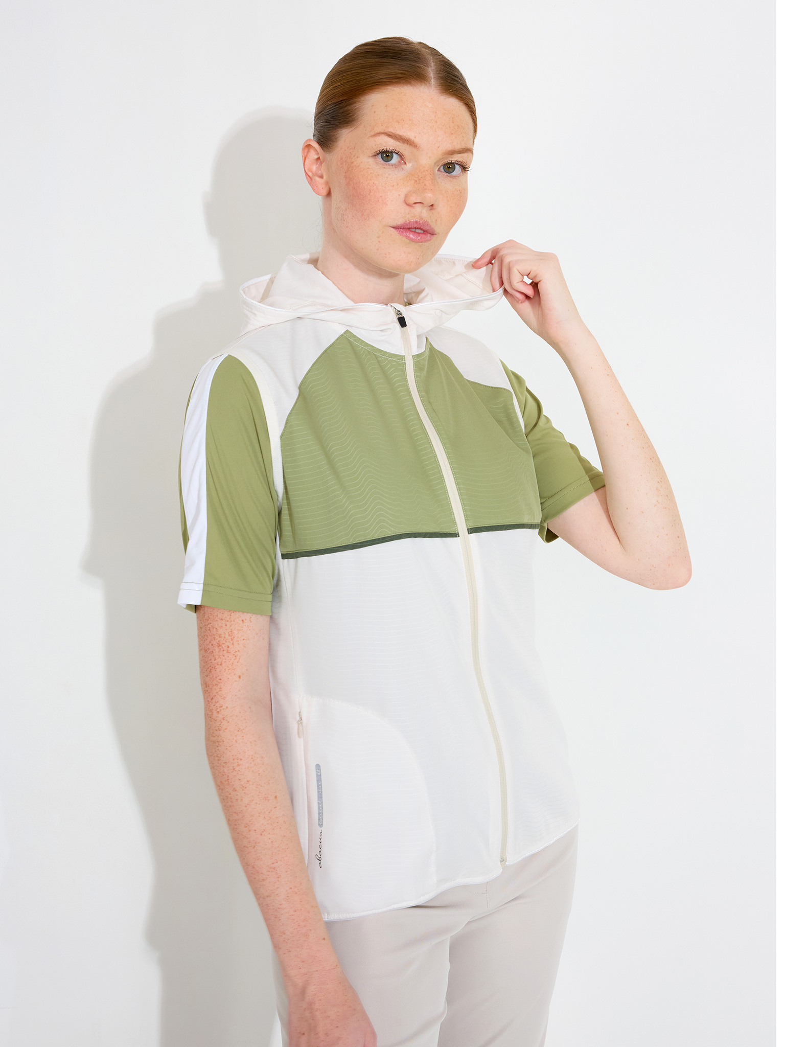 Lds Lanark stretch windvest - linden