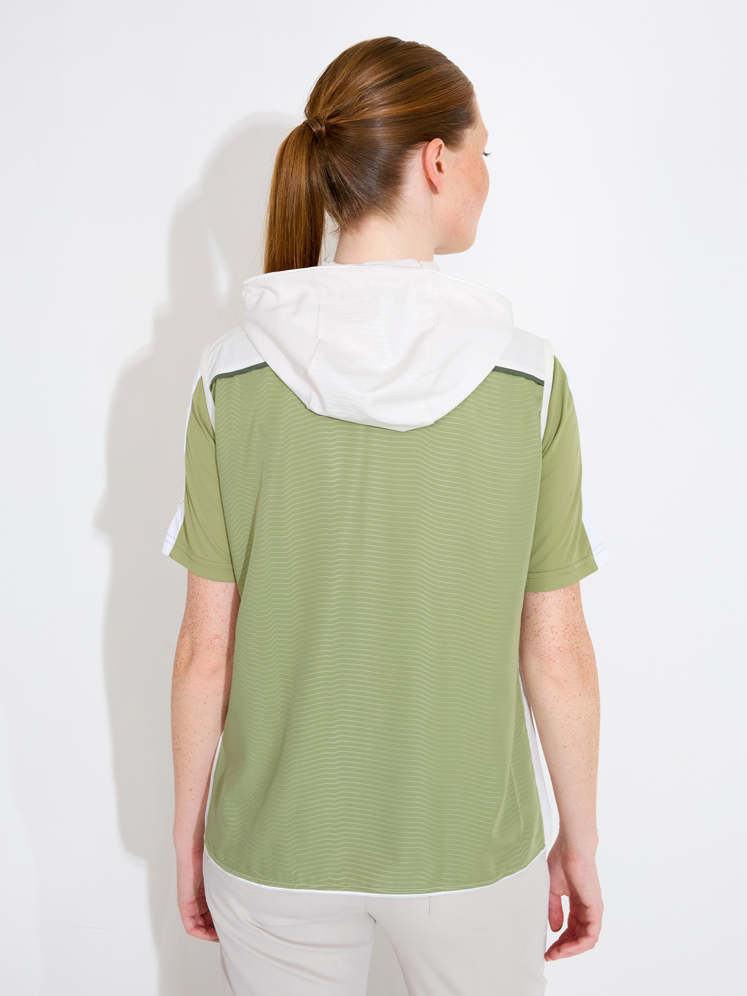 Lds Lanark stretch windvest - linden