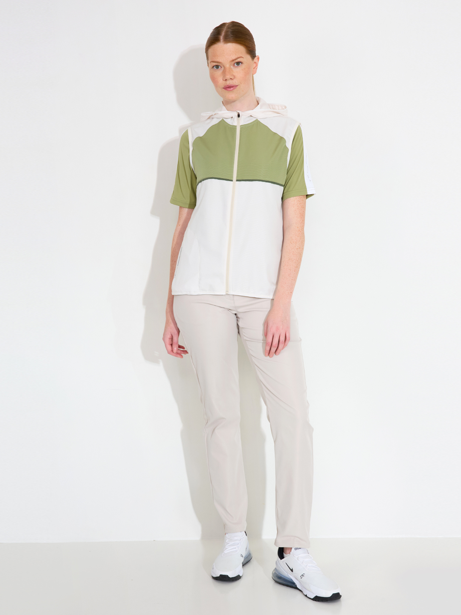 Lds Lanark stretch windvest - linden