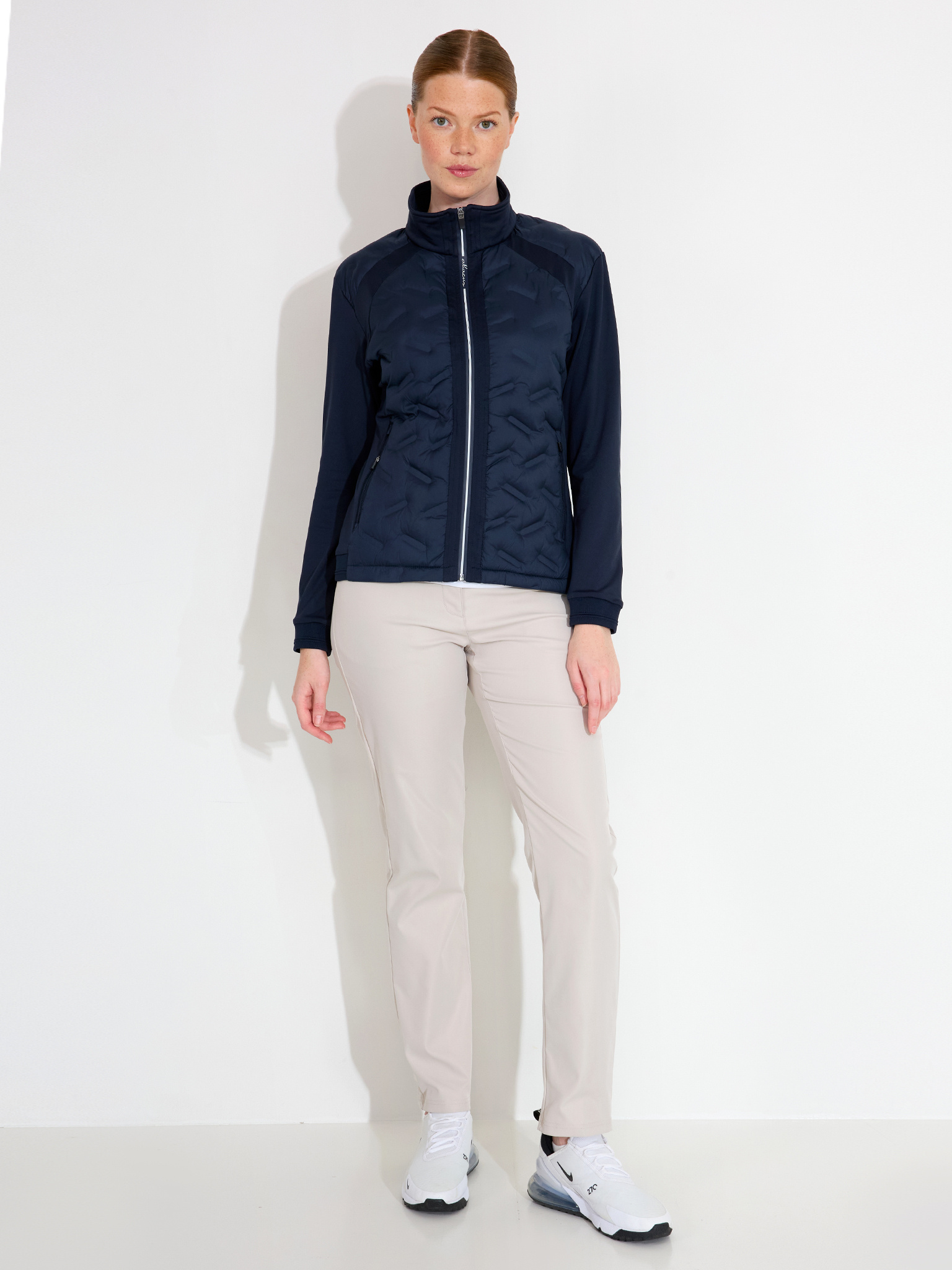 Lds Portrush hybrid jacket - navy