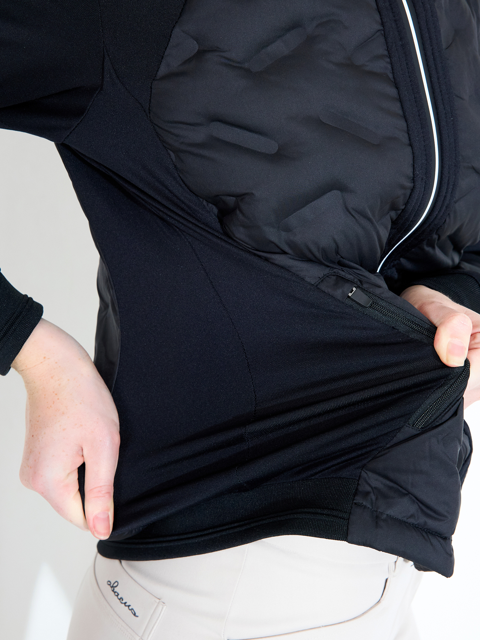 Lds Portrush hybrid jacket - black