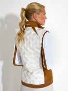 Lds Portrush hybrid vest - cognac Lds Portrush hybrid vest - cognac