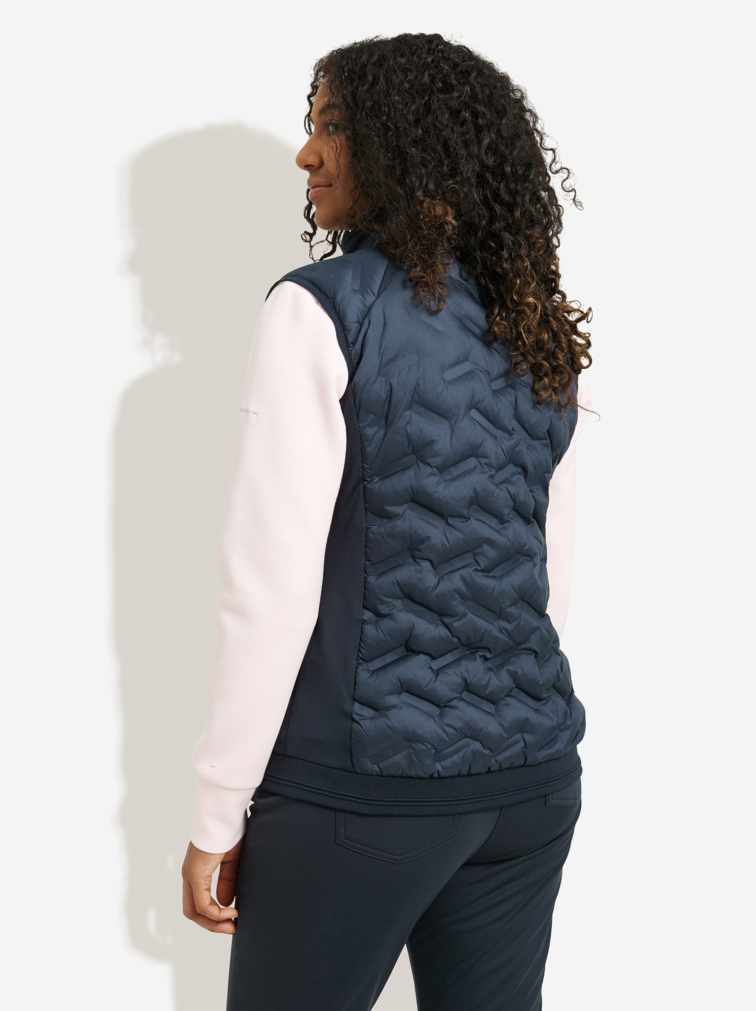 Lds Portrush hybrid vest - navy