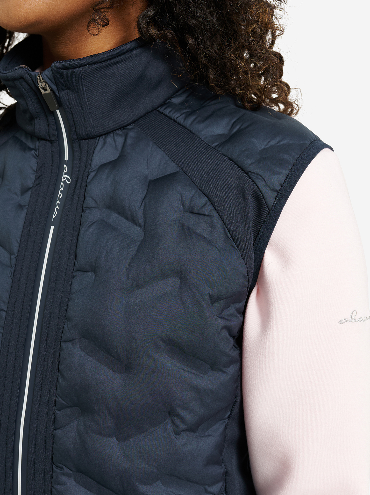 Lds Portrush hybrid vest - navy