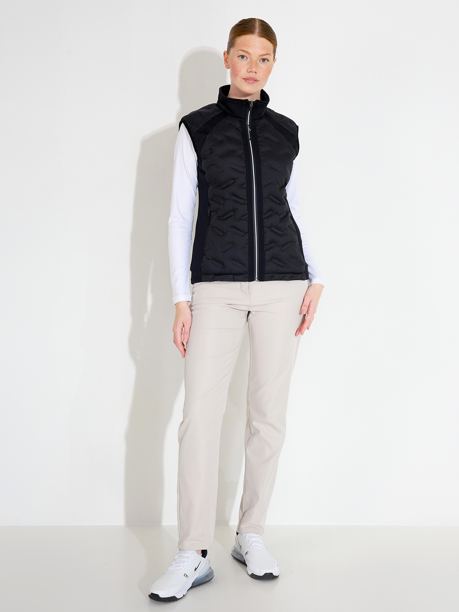 Lds Portrush hybrid vest - black