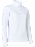 Lds Dunbar halfzip fleece - white Lds Dunbar halfzip fleece - white