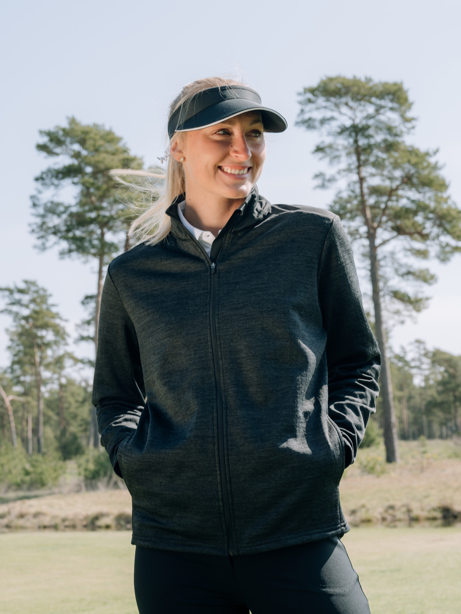 Lds Sunningdale fullzip - black