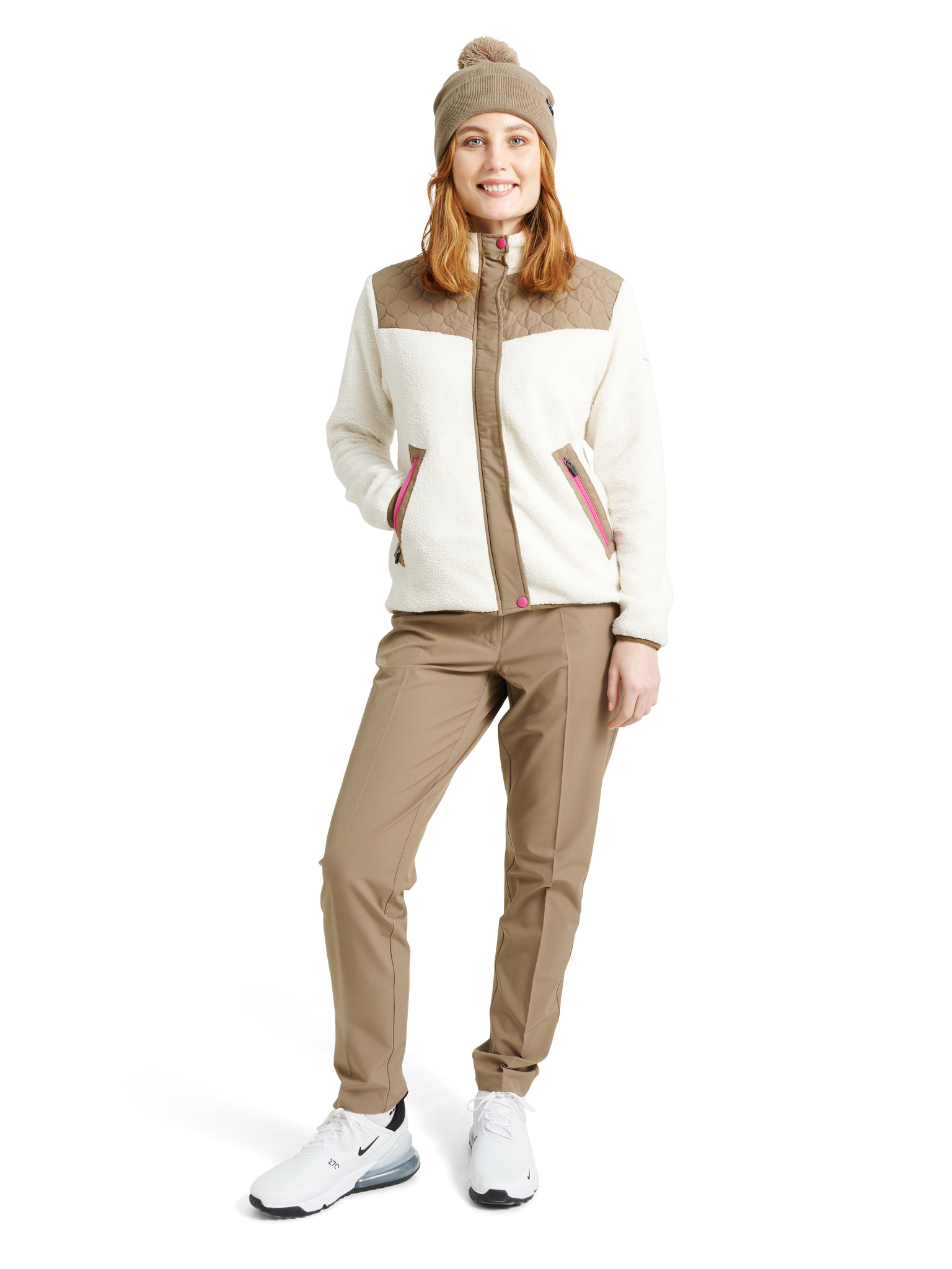Lds Preston pile windjacket - nougat