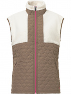 Lds Preston pile windvest - nougat Lds Preston pile windvest - nougat