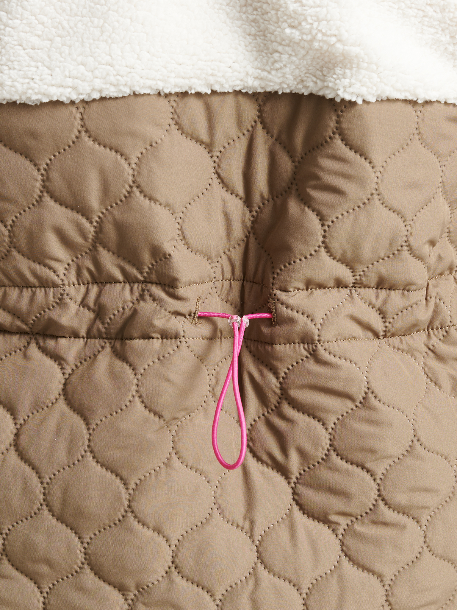 Lds Preston pile windvest - nougat