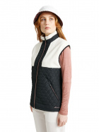 Lds Preston pile windvest - black Lds Preston pile windvest - black