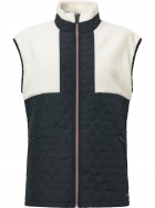 Lds Preston pile windvest - black Lds Preston pile windvest - black