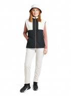 Lds Preston pile windvest - black Lds Preston pile windvest - black