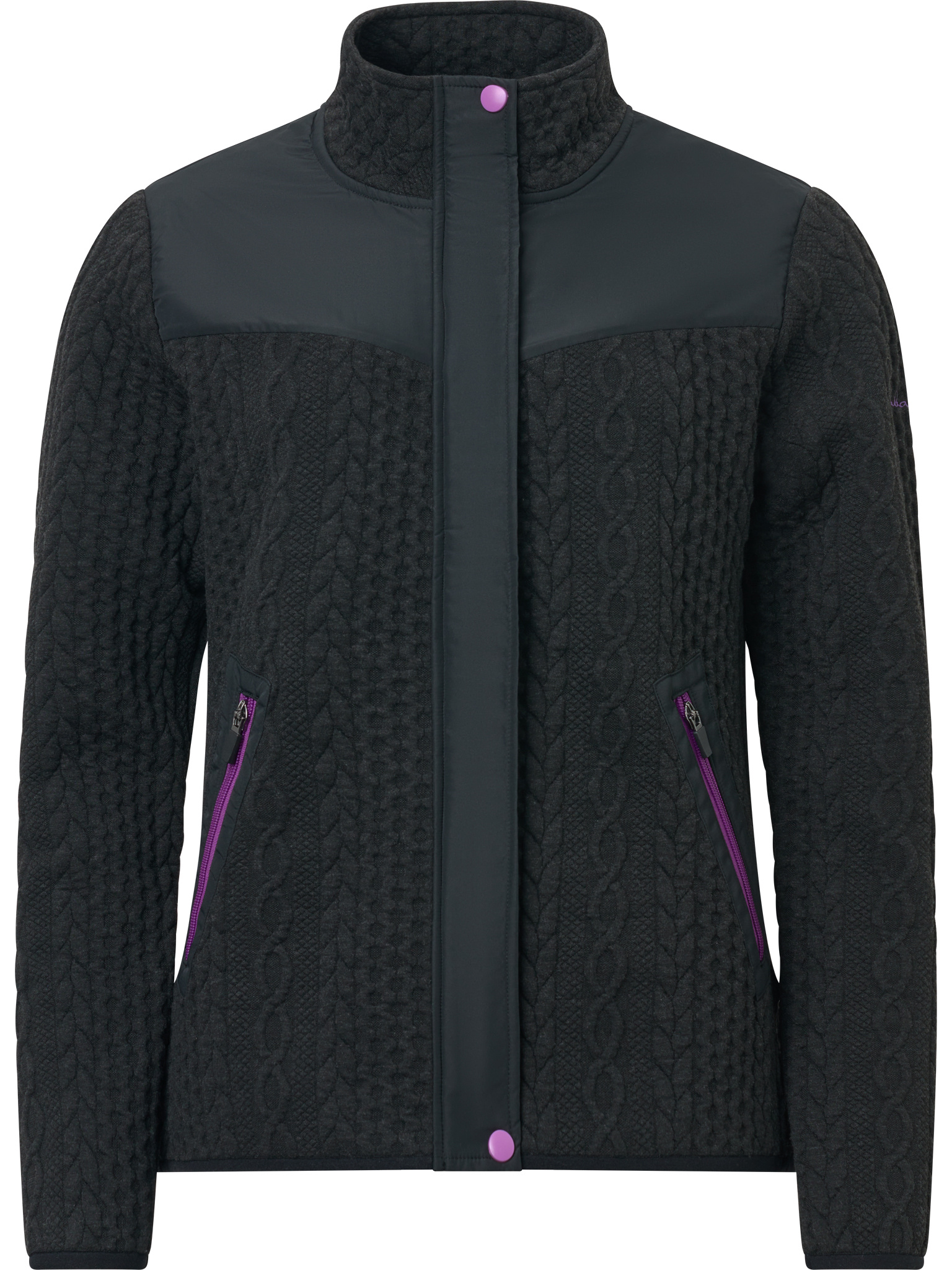 Lds Adare midlayer jacket - black