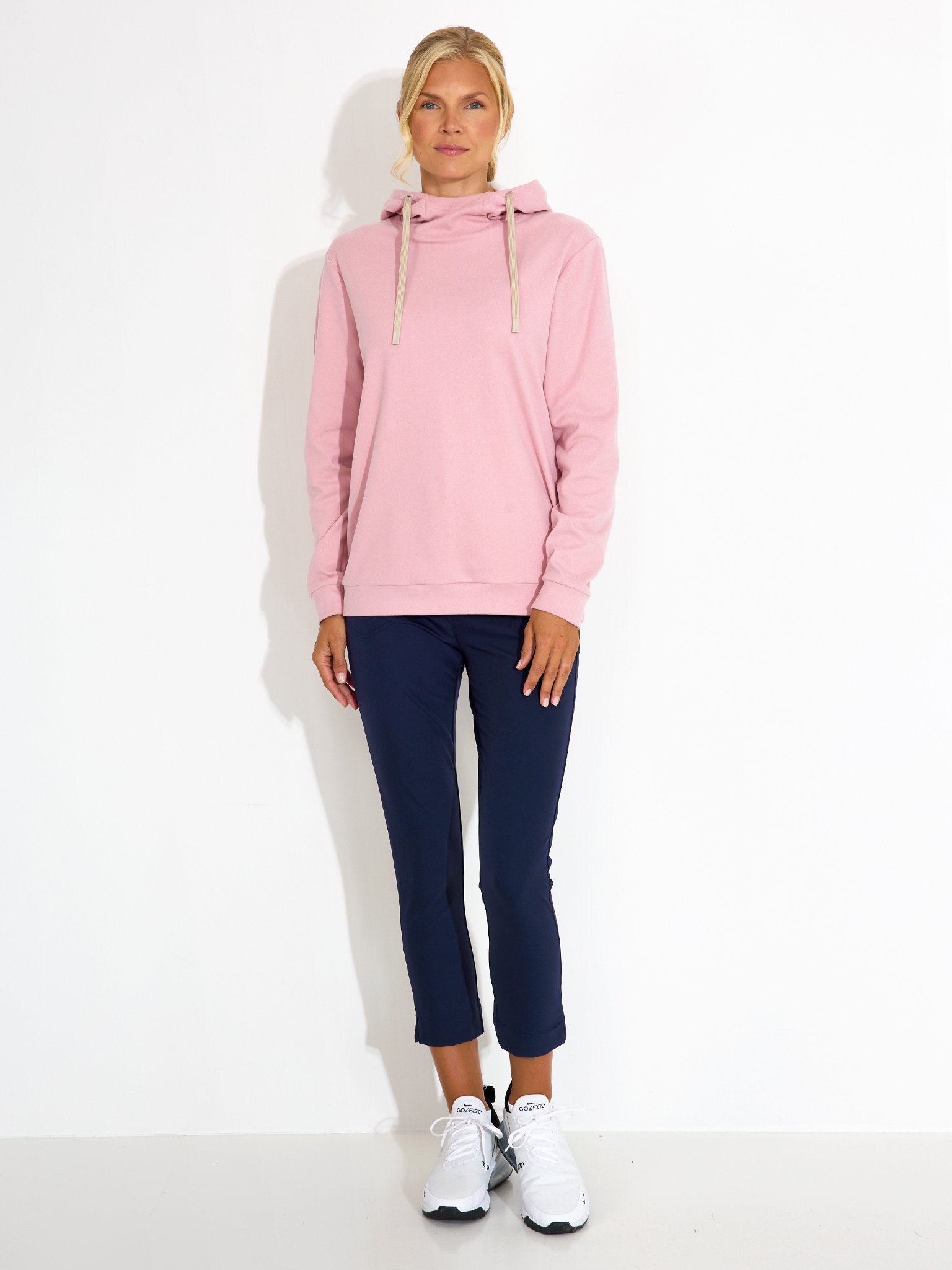 Lds Banff hoodie - dusty pink