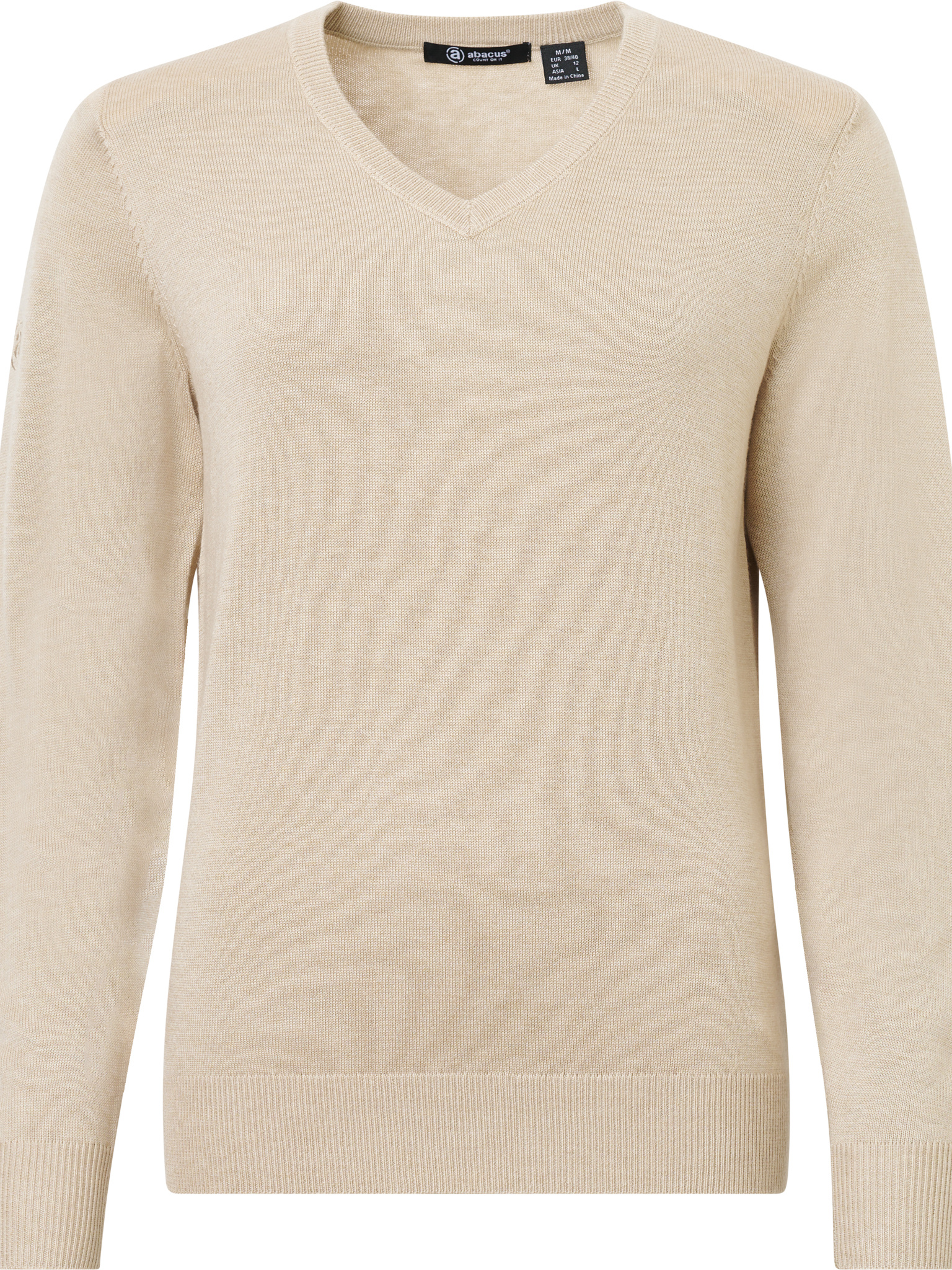 Lds Liffin V-neck pullover - sandshell