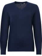 Lds Liffin V-neck pullover - navy Lds Liffin V-neck pullover - navy