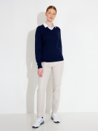 Lds Liffin V-neck pullover - navy Lds Liffin V-neck pullover - navy