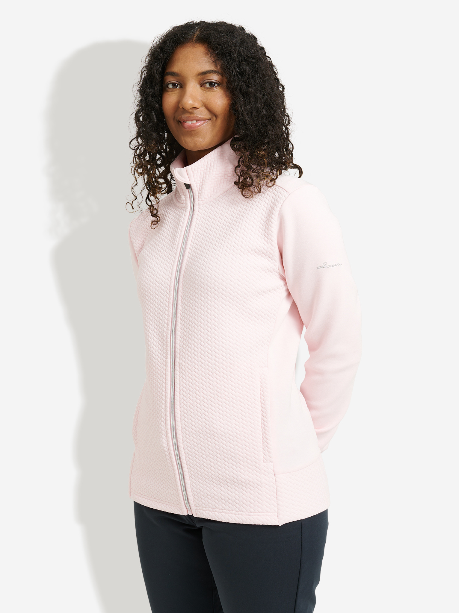 Lds Carden midlayer jacket - lt.pink