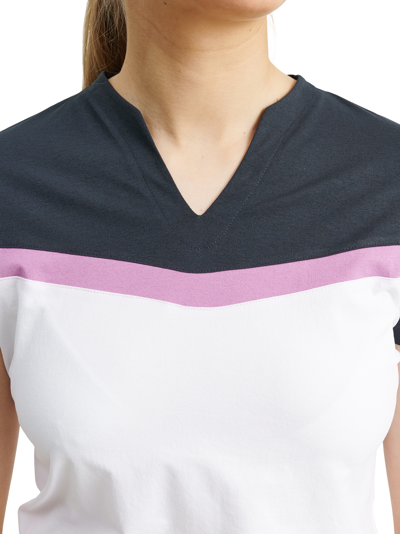 Lds Erin cupsleeve - white/iris